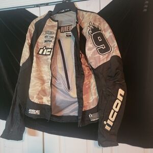 ICON padded motorcycle jacket SZ XL